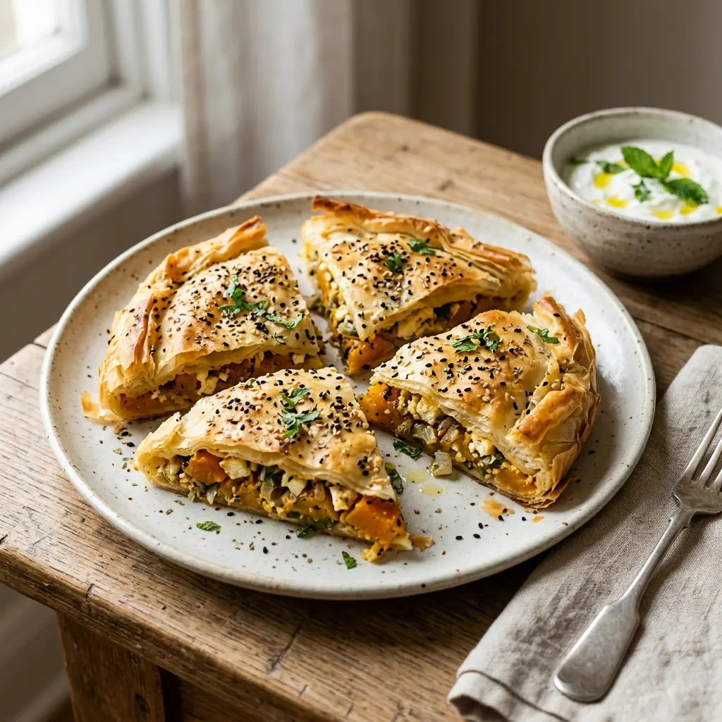 Kabak böreği (börek turc au potiron et à la feta)
