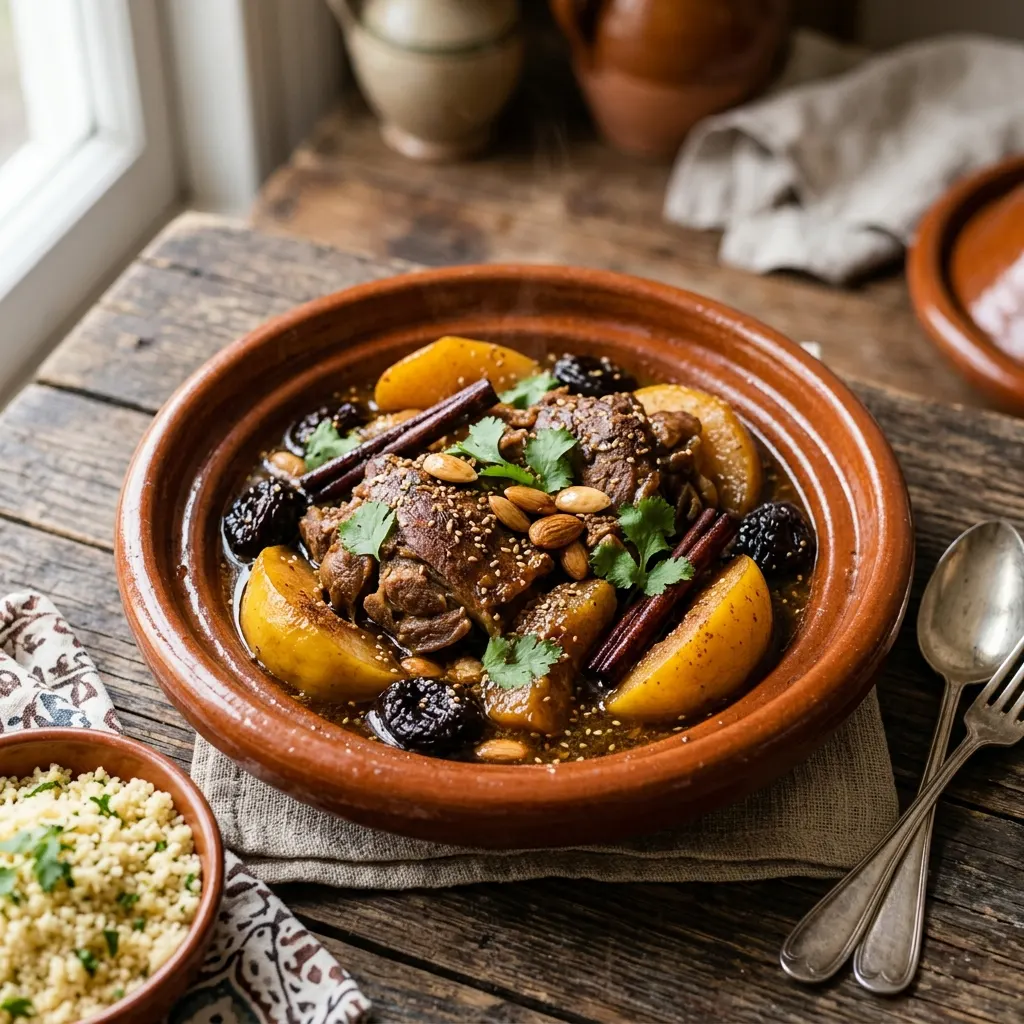 Marqa hlowa (tajine tunisien sucré-salé au coing et à l'agneau)