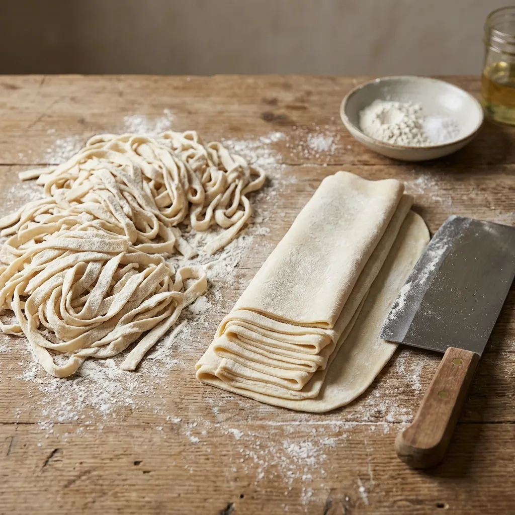 Kalguksu (nouilles coréennes coupées au couteau)