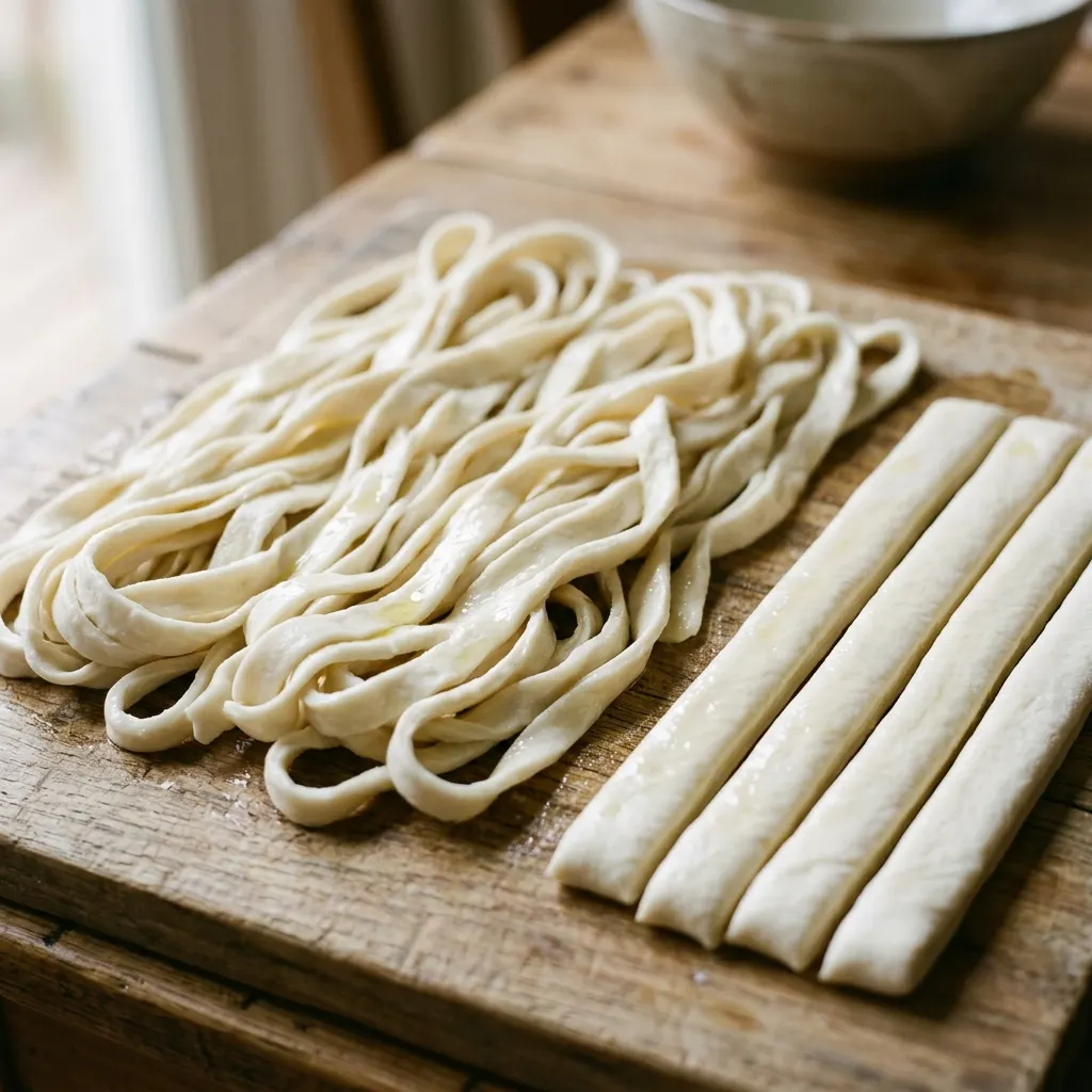Biang biang mian (nouilles larges étirées du Shaanxi)