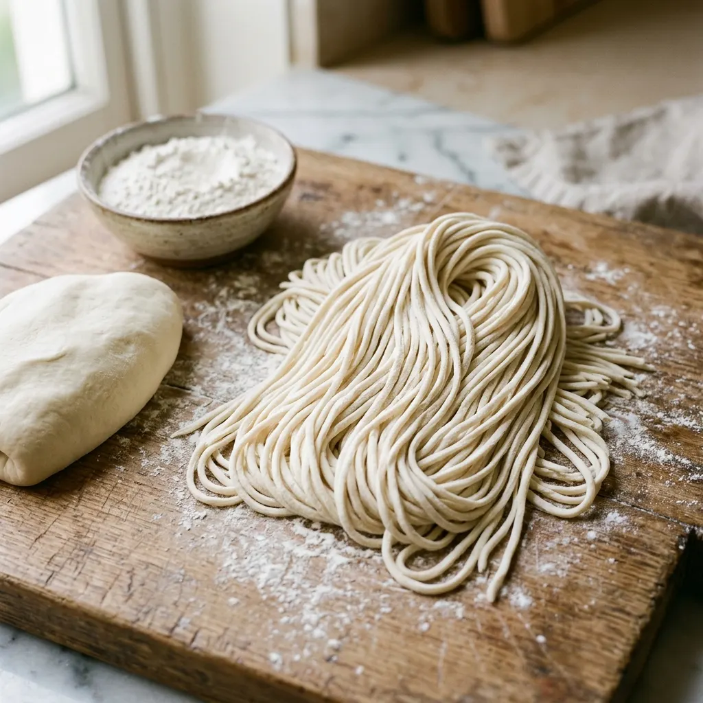 Lamian (nouilles de blé étirées à la main)