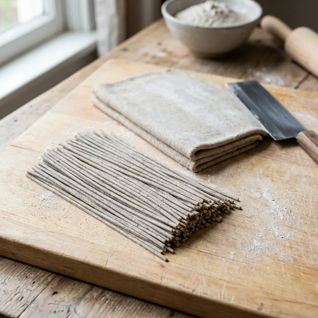 Soba maison (nouilles japonaises de sarrasin)