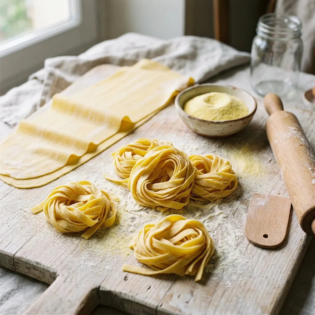 Pasta all'uovo (pâte à pâtes fraîches aux œufs)