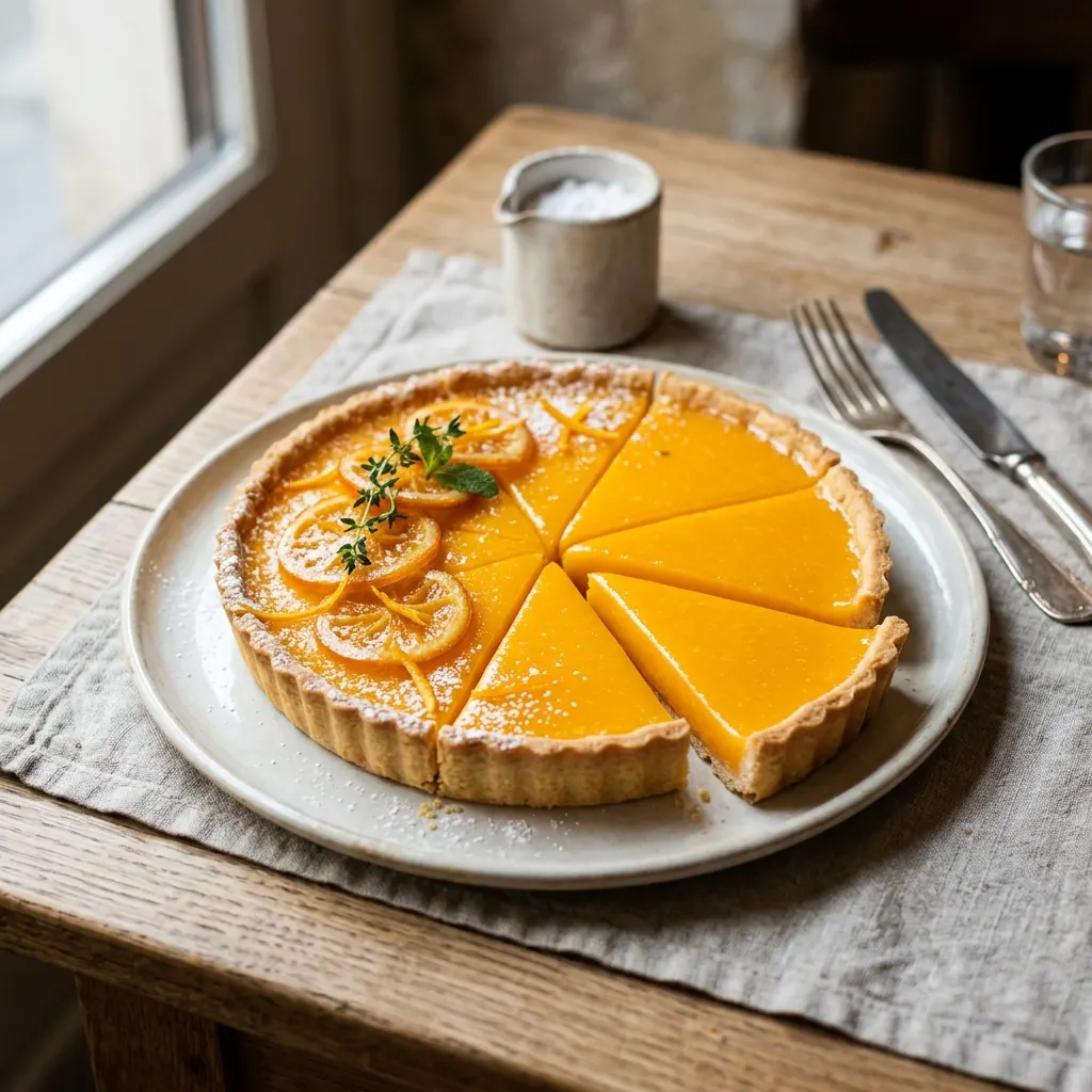 Tarte à l'orange