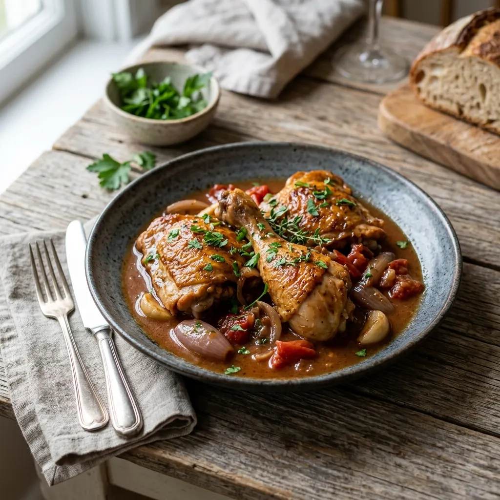 Poulet au vinaigre