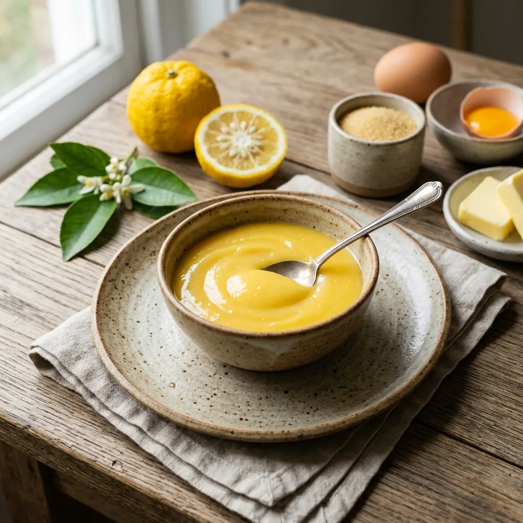 Curd au yuzu