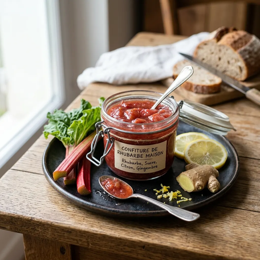 Confiture de rhubarbe