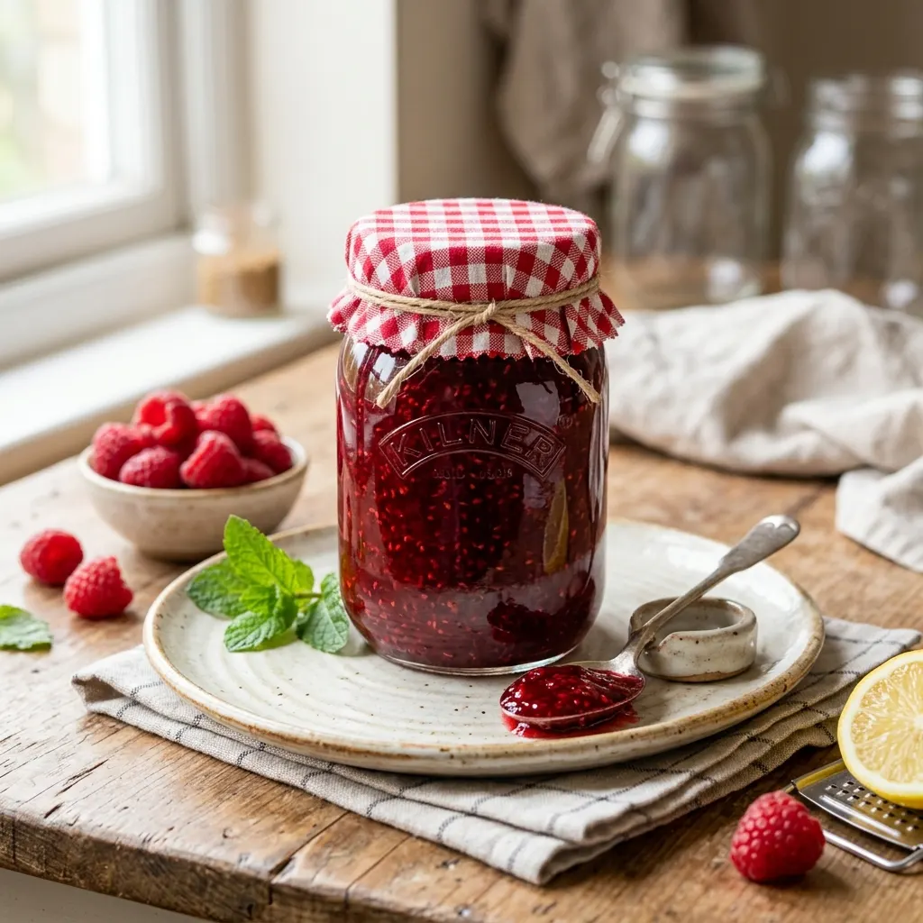 Confiture de framboises