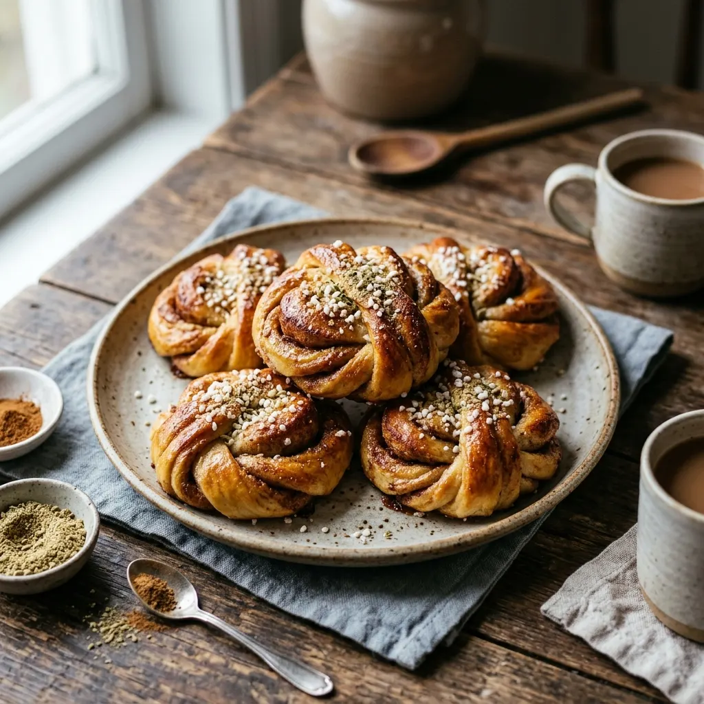 Kanelbullar (brioches suédoises à la cannelle et à la cardamome)