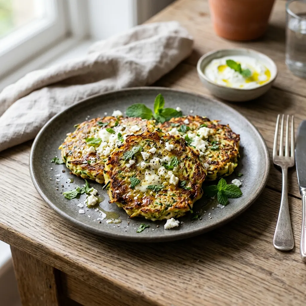 Galettes de courgette poêlées