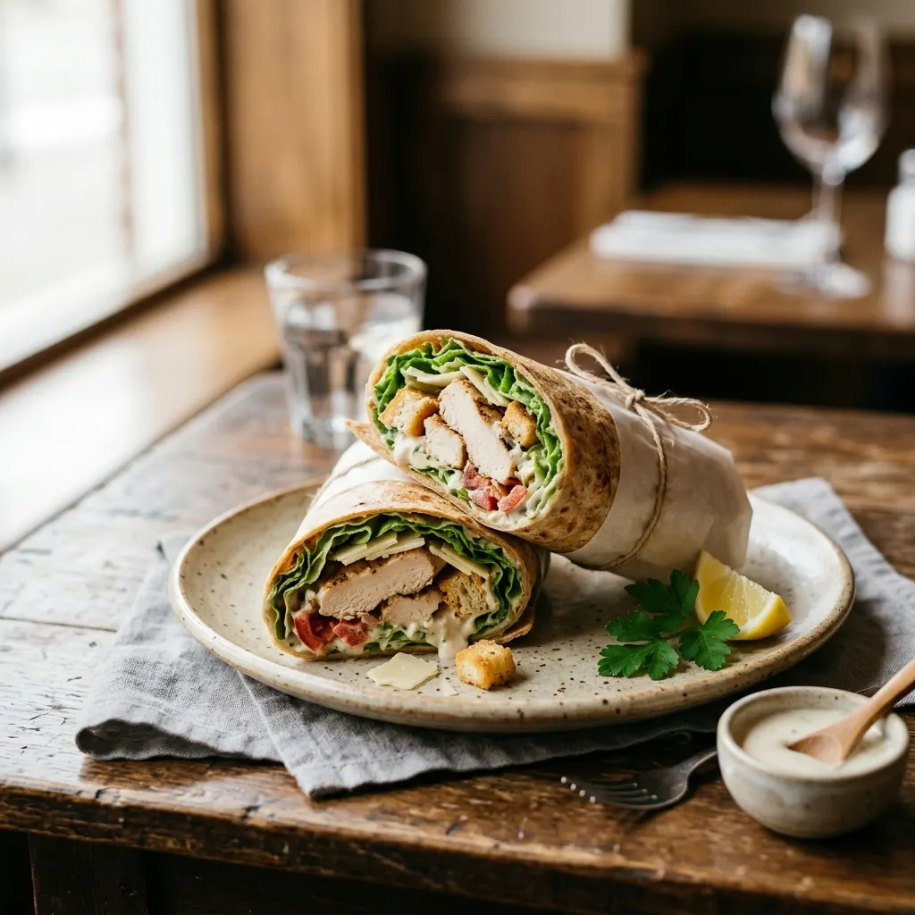 Wrap au poulet façon César