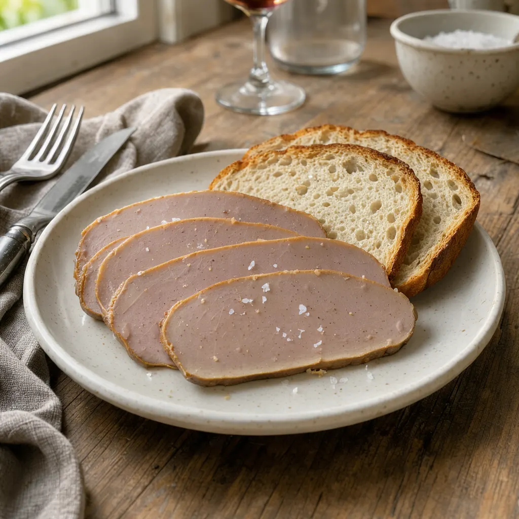 Terrine de foie gras de canard mi-cuit à l'armagnac