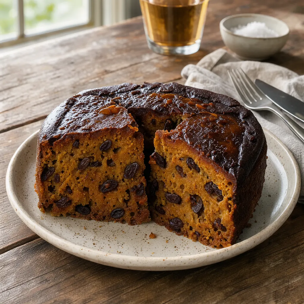 Pen patat (gâteau haïtien de patate douce à la banane et au coco)