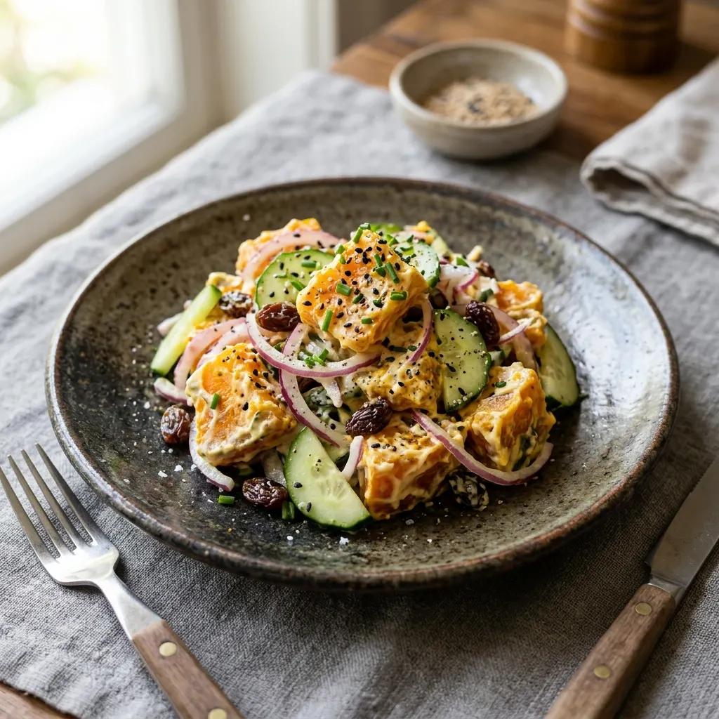 Kabocha sarada (salade japonaise de potiron à la mayonnaise)